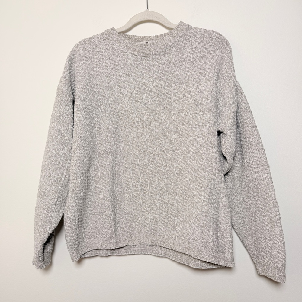 Crossings Textured Knit Sweater 100% cotton